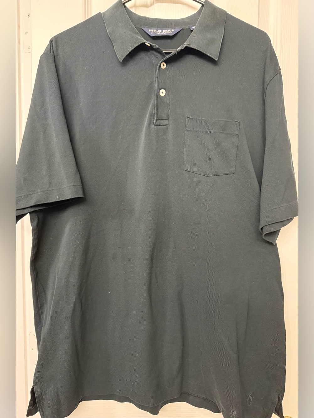 Polo Golf Ralph Lauren Collar Pocket  - Dark Blue size xl 100% Cotton